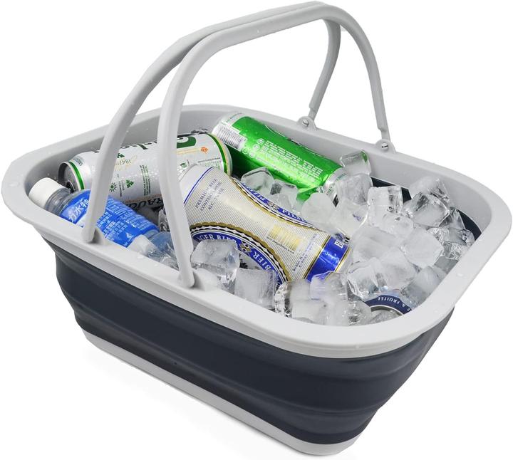 Actual product image Sammart Laundry basket foldable (15 l)