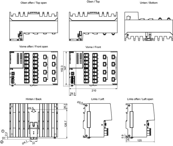 Actual product image Siemens SIEM Switch (16 ports)