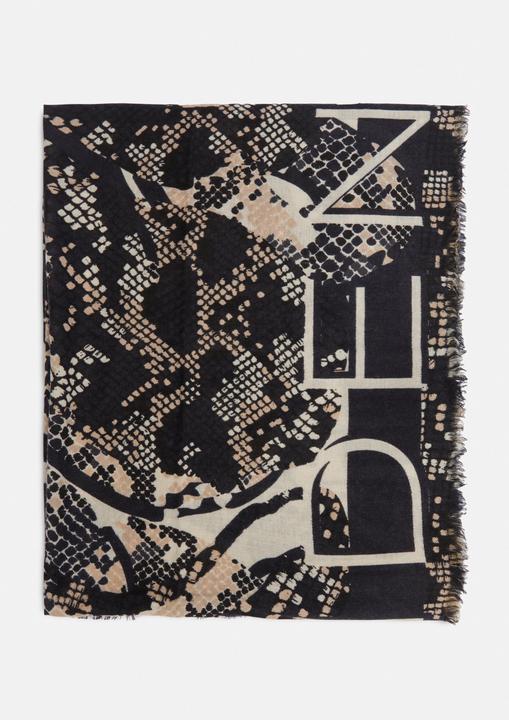 Immagine prodotto Comma Tuch Wollmix-Schal mit Animal-Print