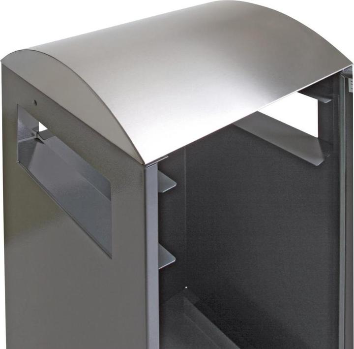Immagine prodotto Contenitore per rifiuti per esterni, capacità 90 l, grigio antracite. (90 l)