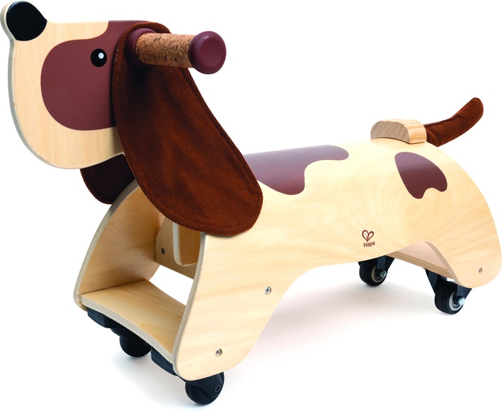 Actual product image Hape Bent wood dog