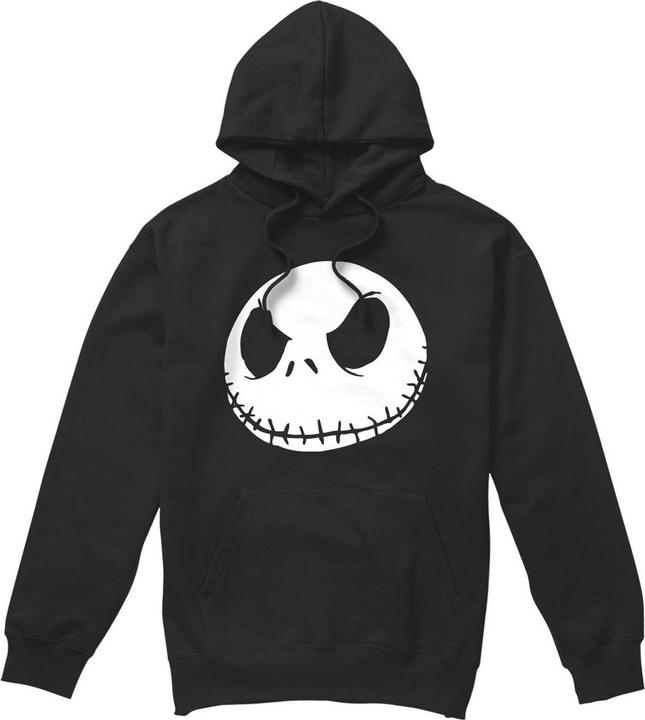 Immagine prodotto The Nightmare Before Christmas Felpa con Cappuccio Jack Viso Uomo (L)