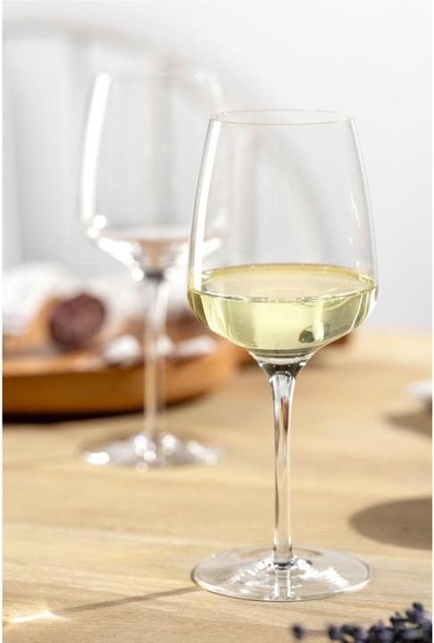 Produktbild Leonardo Weissweinglas Cesti 280 ml, 6 Stück, Schwarz/Transparent (28 cl, 6 Gläser, Weissweingläser)