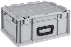 Image du produit Allit Boîte de rangement ProfiPlus EuroCarry 417, gris Boîte de rangement en PP, avec couvercle à