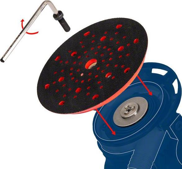 Produktbild Bosch Professional Zubehör EXPERT Multihole Universalstützteller, 150 mm, Medium (Mittel)