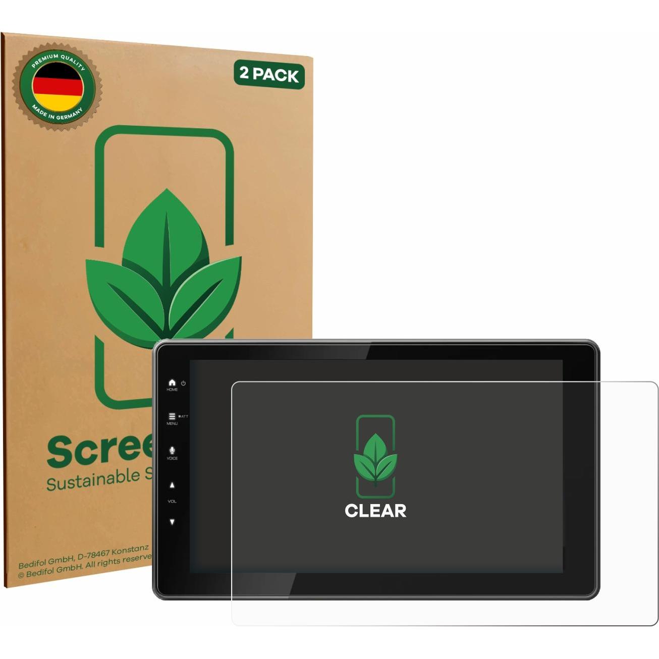 ScreenLeaf Pellicola protettiva, Proteggi Schermo Sostenibili, Clear, Antigraffio, Pellicola protettiva del dispositivo