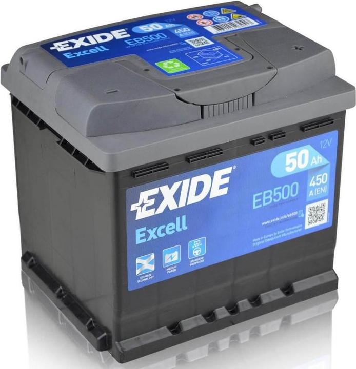 Exide Excell (12 V, 50 Ah, 450 A)