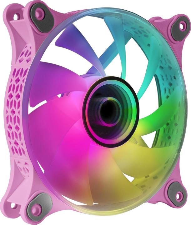 Produktbild Mars Gaming Ventilateur Boitier Mf-3d RGB - 12cm (Rose) (120 mm, 1x)