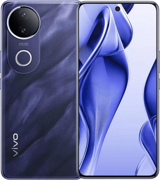 Actual product image Vivo V50E 8+256GB 5G BLACK (256 GB, Black, Satin Black, 6.77", Dual SIM, 5G)