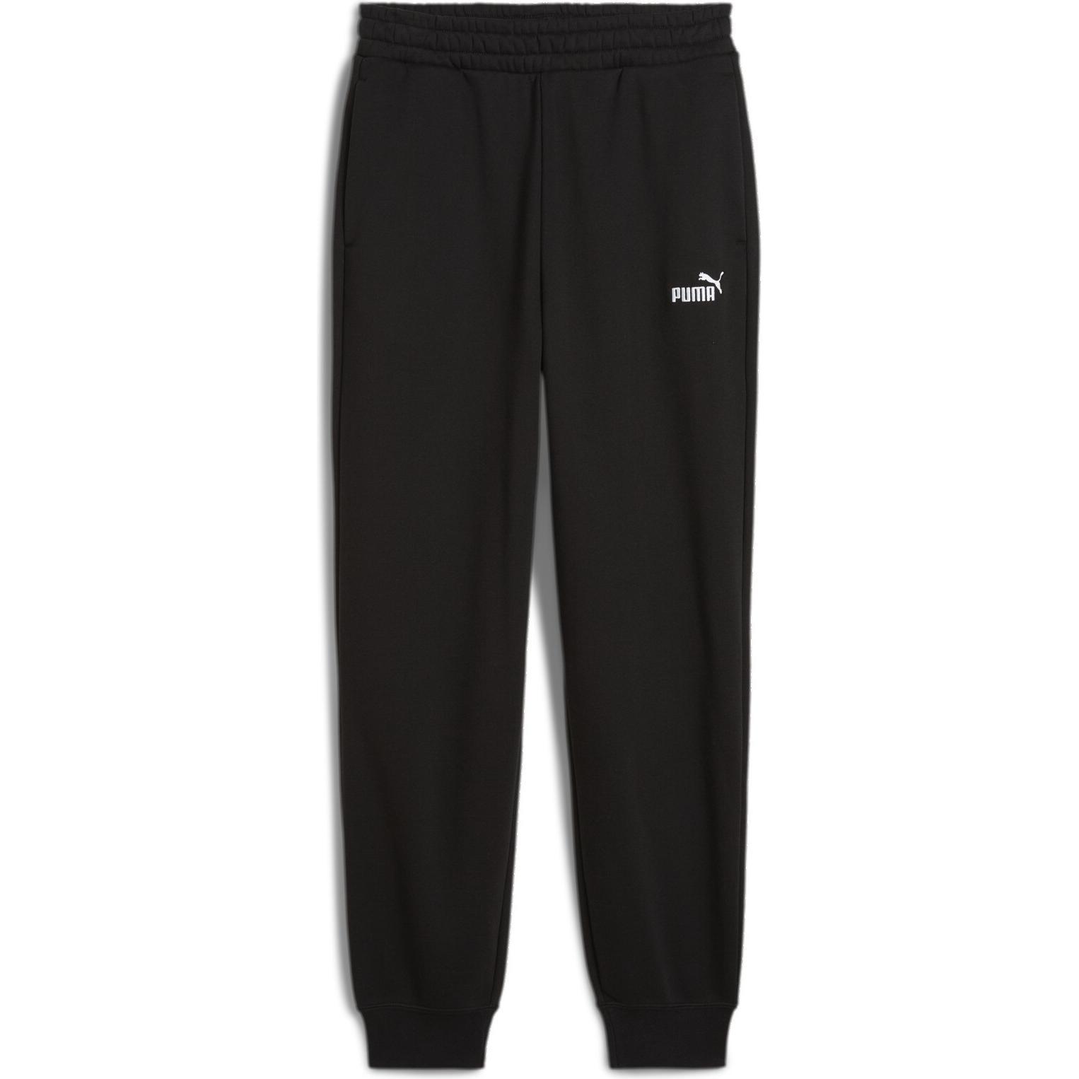 Puma, Damen, Sporthose, ESS Small No. 1 Logo Comfort High-Waist Sweatpants FL cl (XXL), Schwarz, XXL