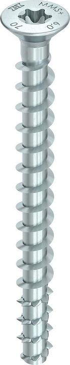 Image du produit Heco MULTI MONTI plus F Vis d'ancrage 6,0 x 140 mm, 50 pcs. + Vis à béton, tête fraisée, T-Drive, zi (50 Vis par pièce)