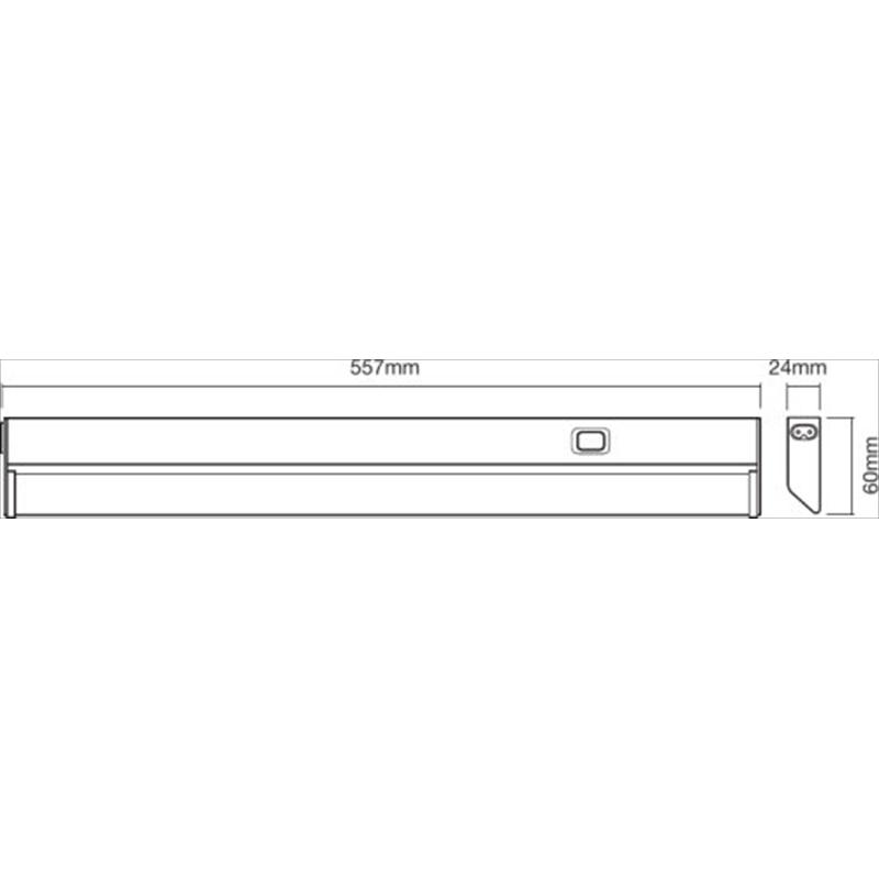 Thumbnail - Ledvance, Wandleuchte + Deckenleuchte, Linear Led Turn (600 lm)
