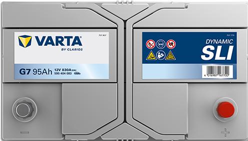 Actual product image Varta Blue Dynamic G7 (12 V, 95 Ah, 830 A)