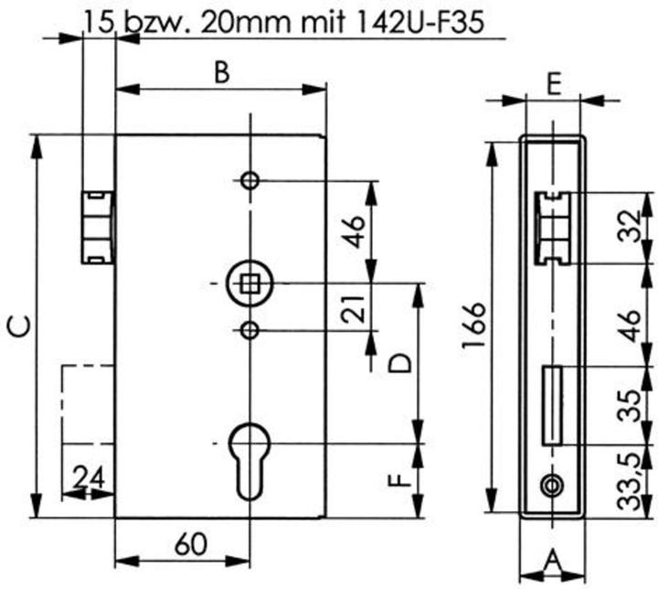 Productafbeelding Amf Tuinpoortsloten 140U (Insteekslot)