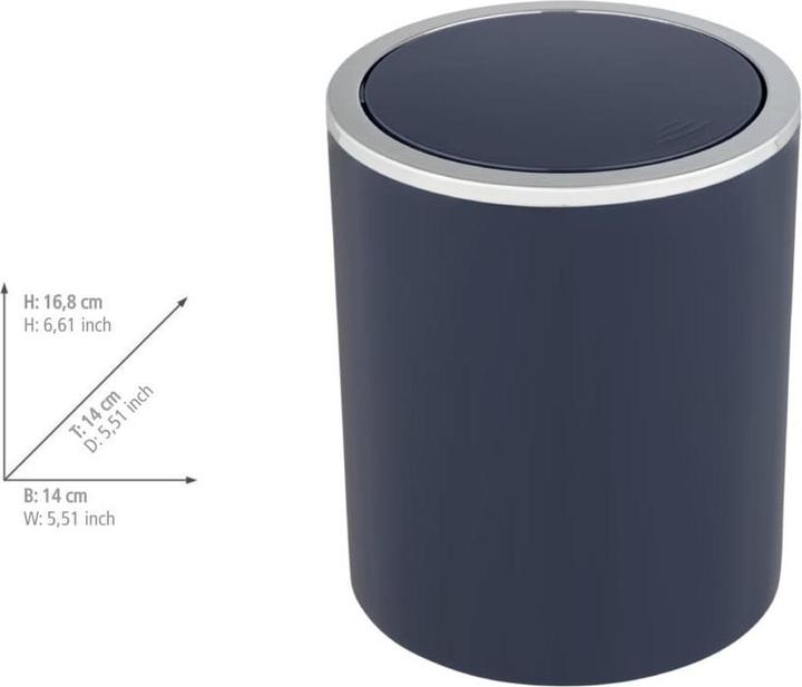 Actual product image Wenko Swing top bin Inca 2. (2 l)