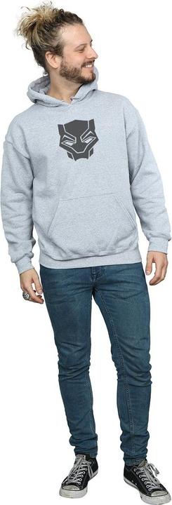 Produktbild Black Panther Schwarz auf Schwarz Hoodie (3XL)