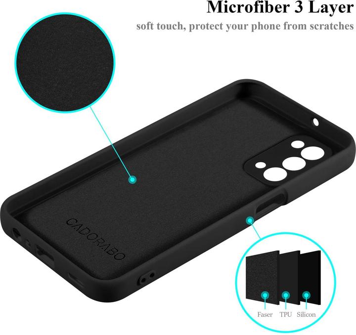 Actual product image Cadorabo Case for OPPO A54 5G / A74 5G TPU in liquid protection silicone design (Oppo A74 5G)