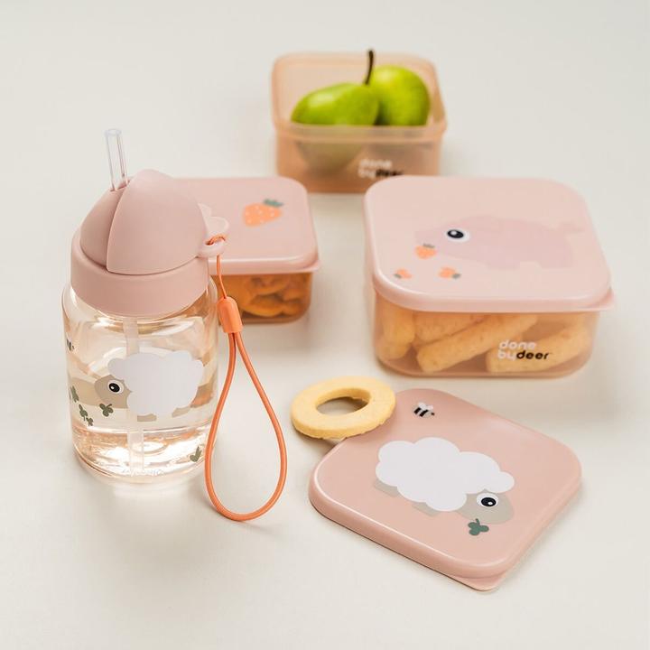 Produktbild Done by Deer Nahrungsbehälter & Portionierer 3-tlg. Snackboxen-Set - Tiny Farm - Powd