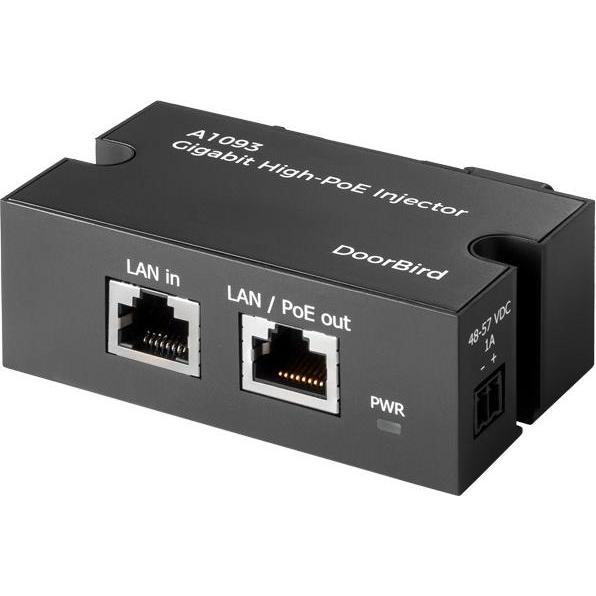 Doorbird Gigabit High-PoE-Injector A1093 (802.3af (PoE), 802.3at (PoE+)), PoE Injector