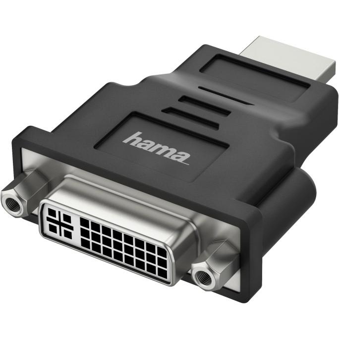 Hama Videoanschluss Dual Link (HDMI), Data + Video Adapter, Schwarz