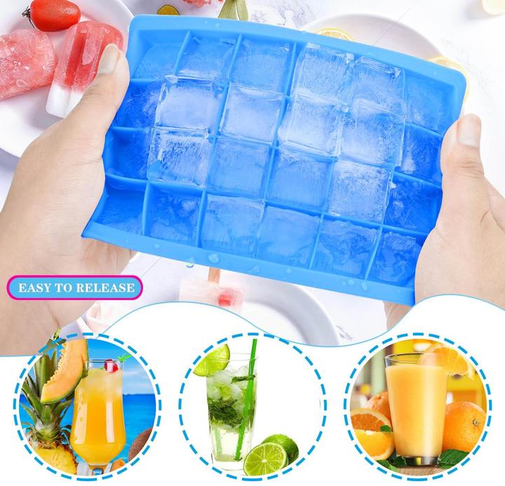 Actual product image Intirilife 2x ice cube moulds set of 2 à 24 compartments