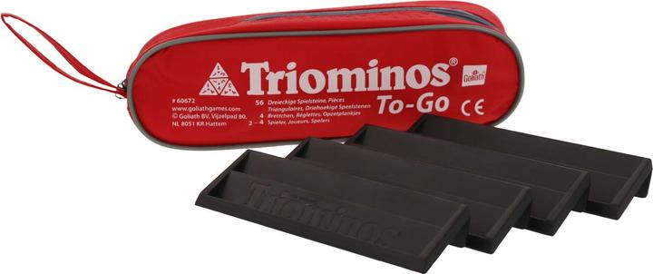 Productafbeelding Goliath Toys Triominos To Go '17 - Bordspel (Duits, Engels, Frans, Nederlands, Portugees)