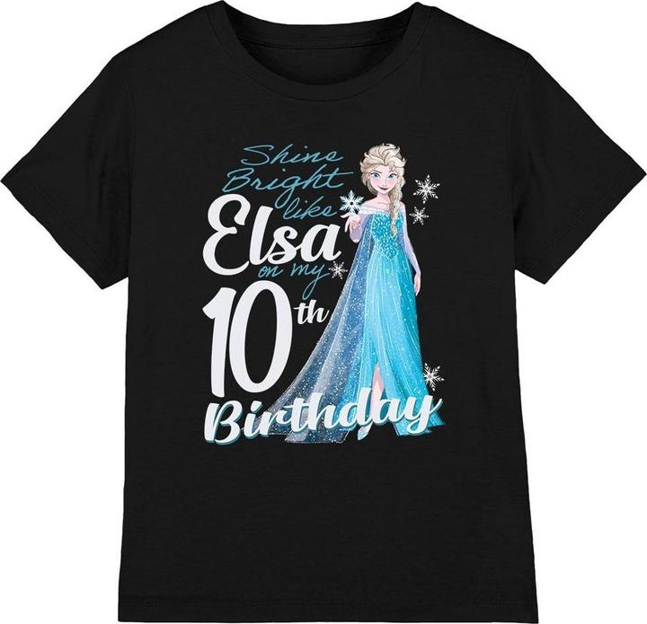 Produktbild Disney Frozen Bright Like Elsa TShirt 10. Geburtstag (128)