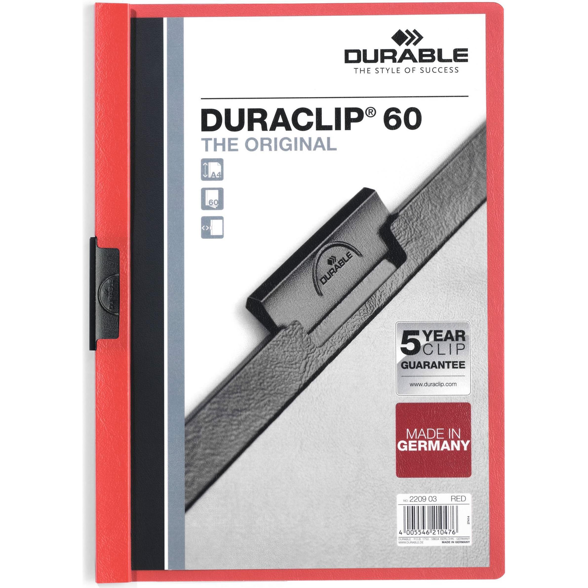 Durable, Mappe, DURACLIP 60 25 ST 220903 (A4, 1 x)