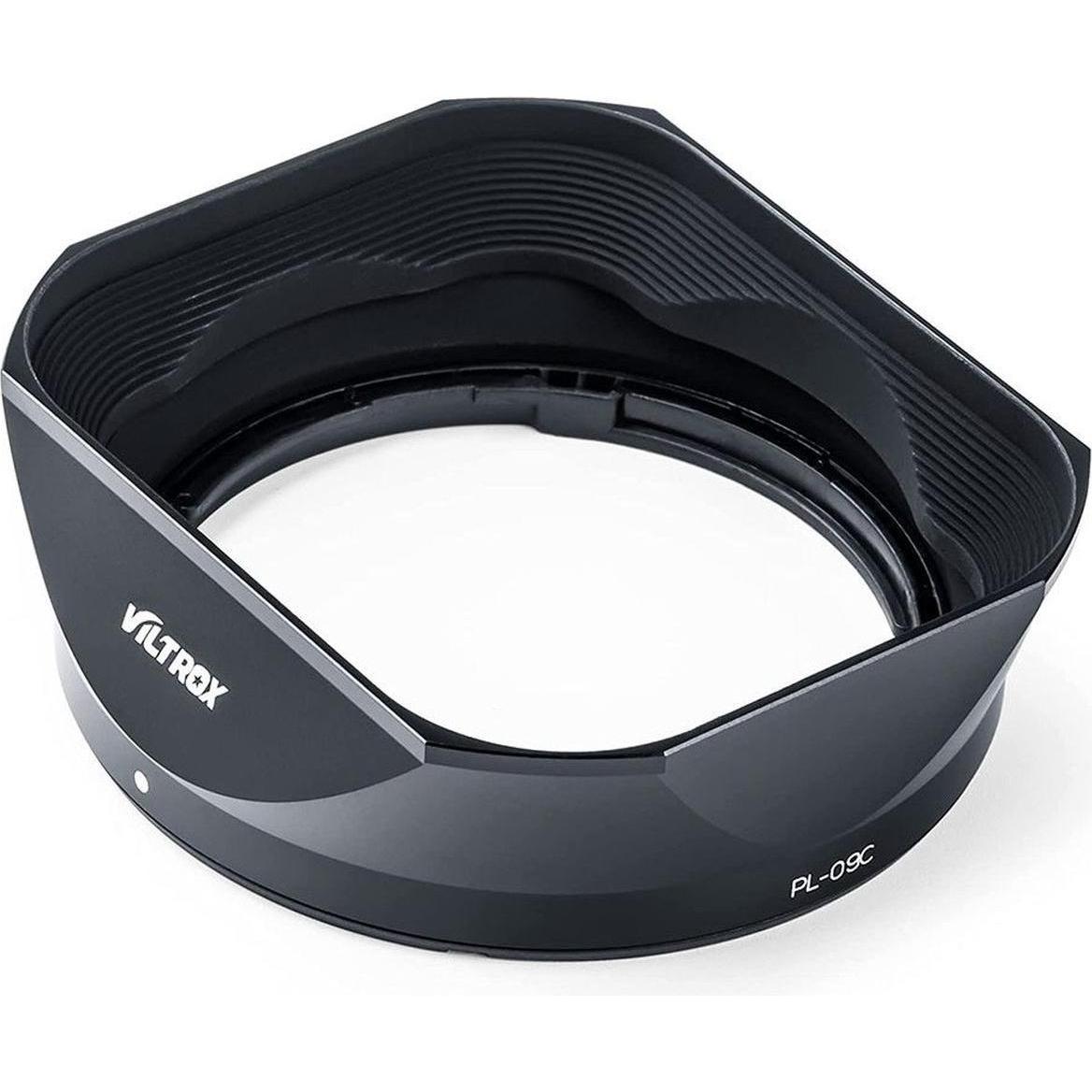 Viltrox Cappuccio quadrato in metallo da 23 mm 33 mm 56 mm F1.4, Paraluce, Nero