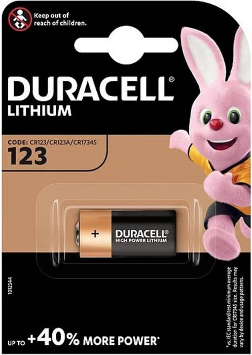 Duracell Ultra Photo (1 pcs., CR123A, 1400 mAh)