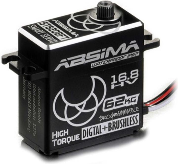 Actual product image Absima Servo HV 3S/4S Digital Alu ST62DBFT Crawler-Spec. Waterproof