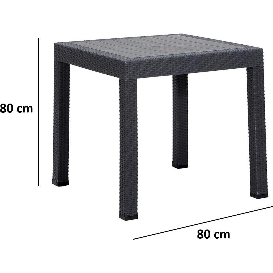 Thumbnail - Skye Decor, Gartentisch + Balkontisch, Rattan (80 cm)
