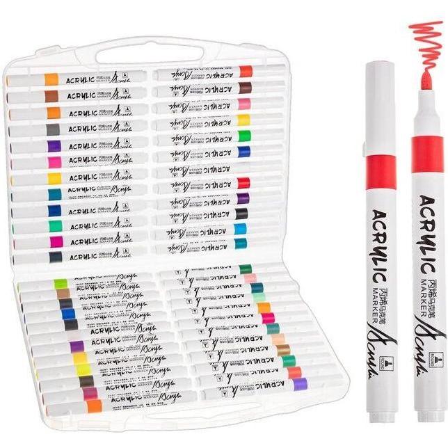 iLike, Evidenziatori, Toys Marker Set 60 Colors Dual-Tip Professional Drawing Markers Multicolor