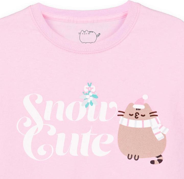 Produktbild Pusheen TShirt Mädchen weihnachtliches Design (146, 152)