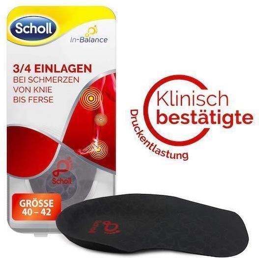 Image du produit Scholl Semelles In-Balance ¾ pour les douleurs du genou au talon.