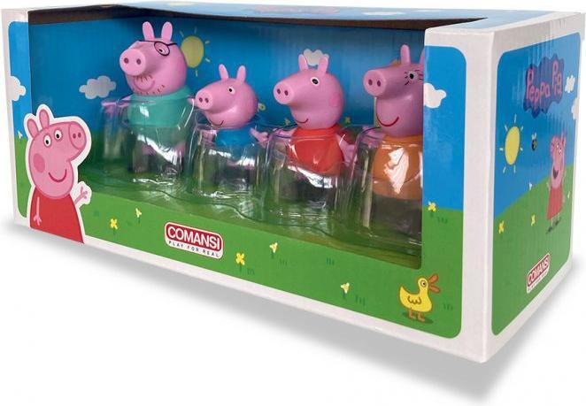 Actual product image Peppa Pig - Gift set book and figures (Family Set)