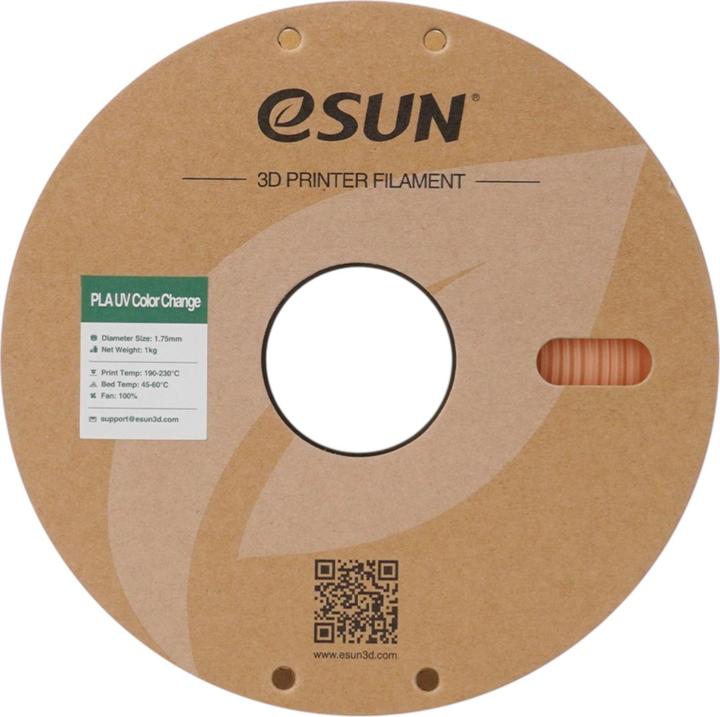 Actual product image eSUN PLA UV 1,75mm ORANGE 1kg (PLA, 1.75 mm, 1000 g)