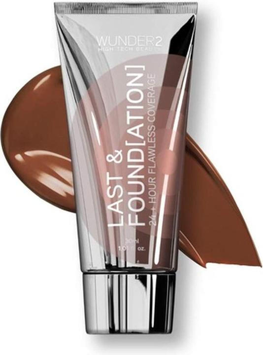Actual product image Wunder2 WUNDERBROW Last & Foundation Makeup with 24+ Hour Coverage and Hyaluronic Acid Espresso 30ml