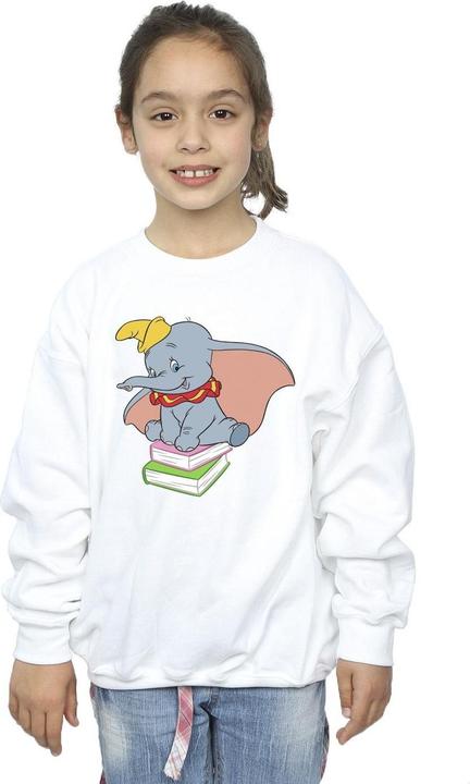 Produktbild Disney Dumbo Sitting On Books Sweatshirt Mädchen (140, 146)