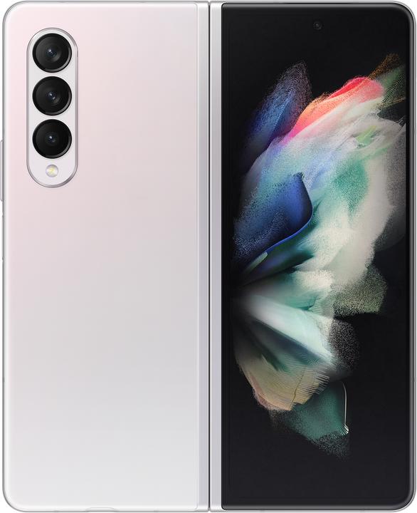 Image du produit Samsung Galaxy Z Fold3 5G UE (256 Go, Phantom Silver, 7.60", SIM + eSIM, 5G)