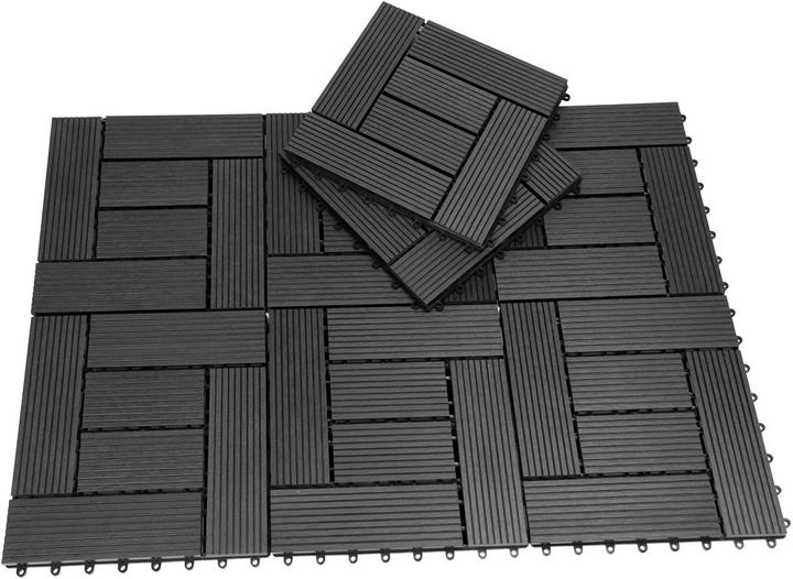 Produktbild Casaria WPC Fliesen (66x, 30 x 30 cm)