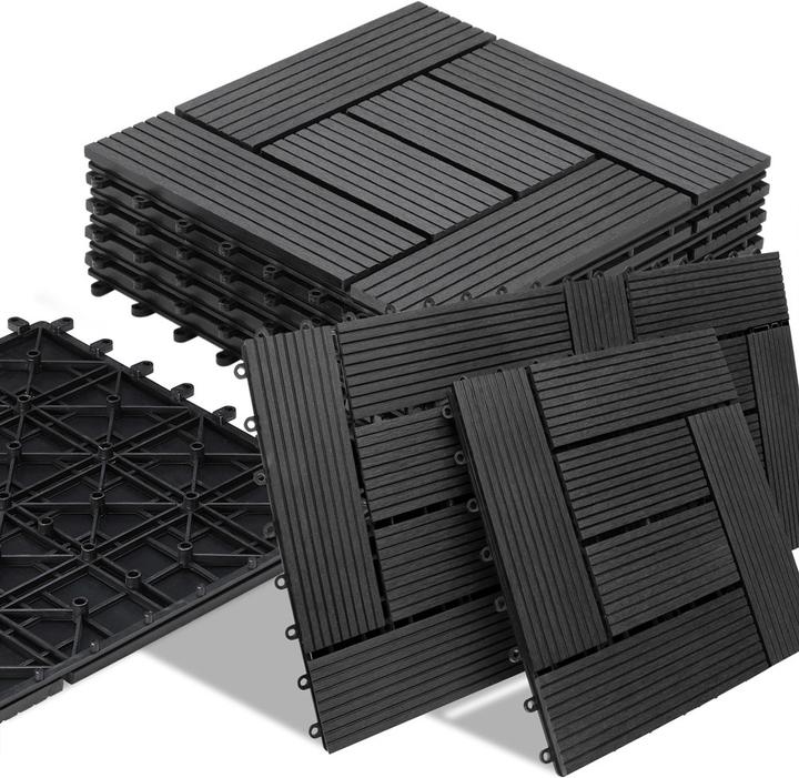 Image du produit Casaria Dalles WPC (66 x, 30 x 30 x 2 cm)