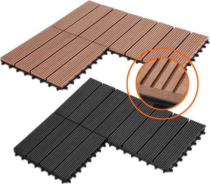 Immagine prodotto Casaria WPC Fliesen (66 x, 30 x 30 cm)