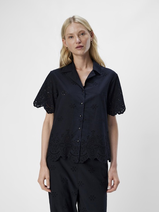 Produktbild Object Broderie Anglaise Hemd (36)