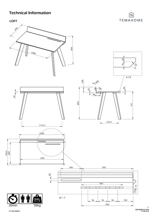 Actual product image Temahome Loft