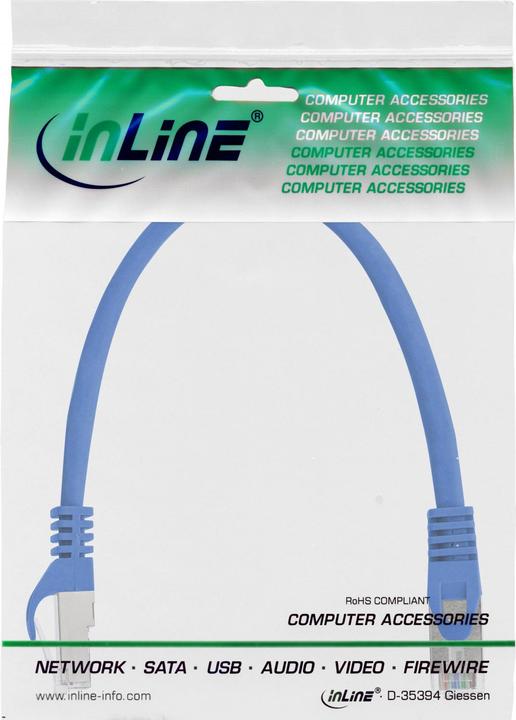 Actual product image InLine Patch cable (SF/UTP, CAT5e, 0.30 m)