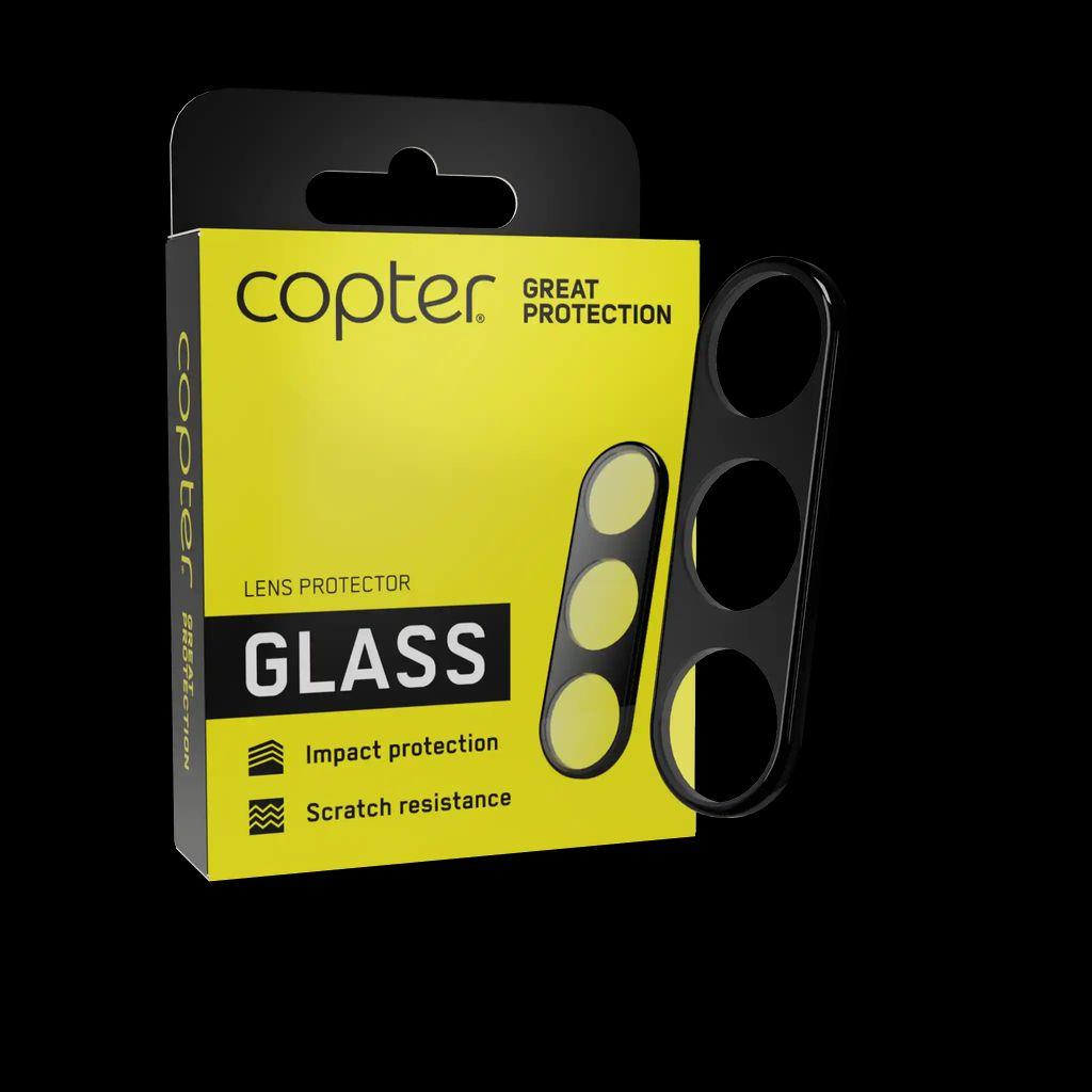 Copter iPhone 16 Pro / 16 Pro Max Copertura con lente Exoglass (Apple iPhone 16 Pro Max, Apple iPhone 16 Pro), Pellicola protettiva smartphone