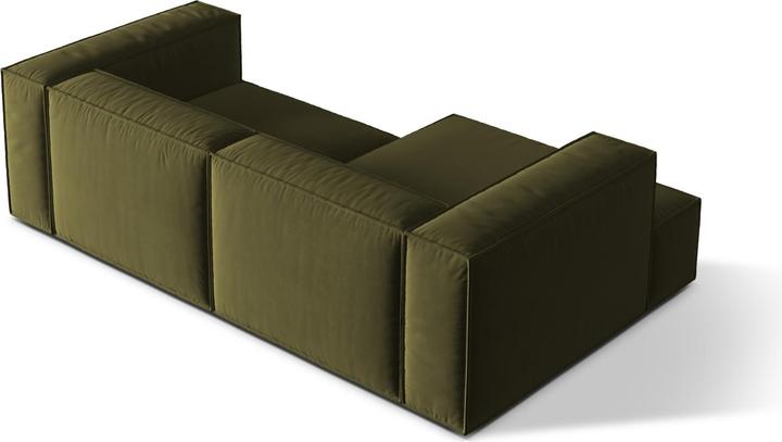 Image du produit Micadoni Canapé D'Angle Gauche Modulaire, "Nuria", 3 Places, 147x252x72 Fabriqué en Europe (Canapé modulaire, Canapé d'angle)