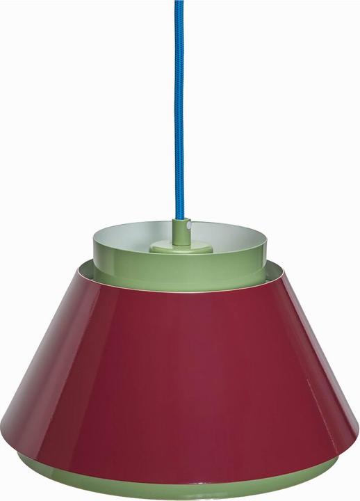 Image du produit Hübsch Remi Hängelampe Grün/Rot (E27)