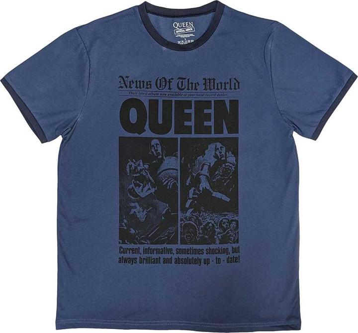 Produktbild Queen News of the World 40th Front Page Ringer (XL)